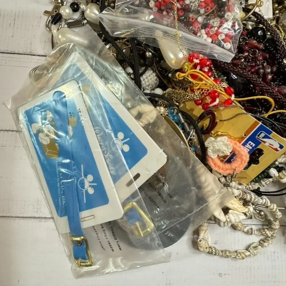 3.75lb CRAFT Jewelry Lot Mixed Vintage Modern Costume Harvesting Rework Crafters